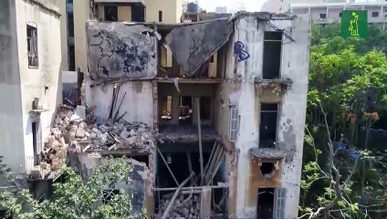 Nuevas imágenes captadas por un dron muestran las heridas abiertas de Beirut