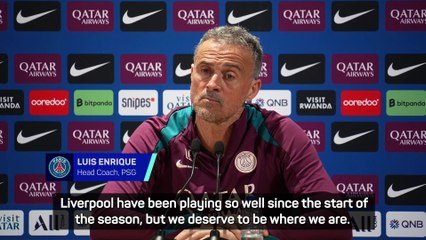 Enrique relishing '50-50' UCL match-up with Liverpool