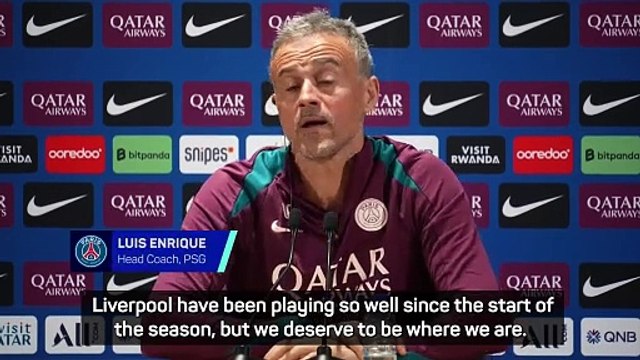 Enrique relishing '50-50' UCL match-up with Liverpool