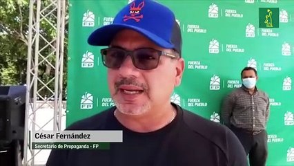 Fuerza del Pueblo inscribe militantes en el Parque Mirador del Sur