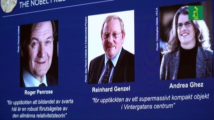 El Nobel de Física premia a tres expertos de los "agujeros negros"