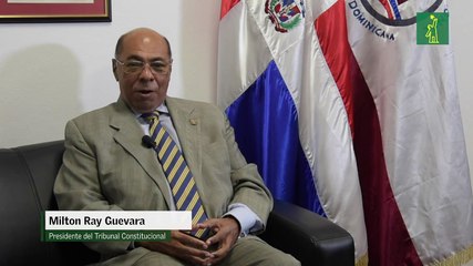 Entrevista al presidente del Tribunal Constitucional, Milton Ray Guevara