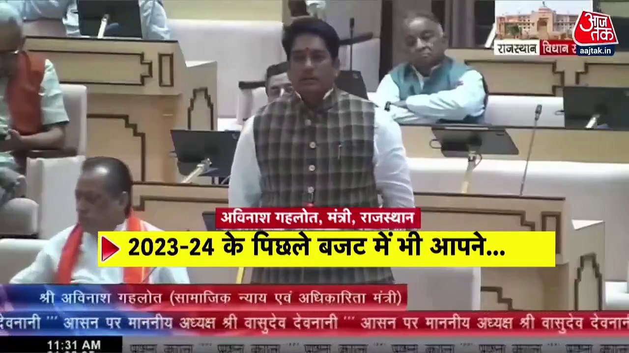 राजस्थान विधानसभा में कांग्रेस विधायकों का जबरद...
