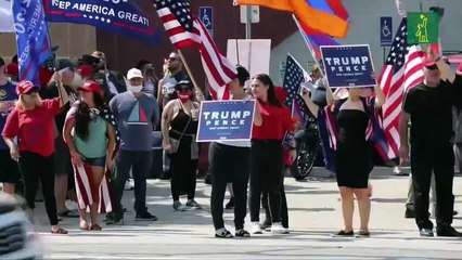 Trump dará discursos ante cientos de personas el sábado y lunes pese a COVID