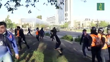 Piñera condena violencia policial durante protestas en Santiago de Chile