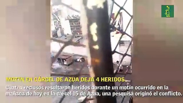 Motín en cárcel 15 de Azua deja cuatro reclusos heridos