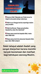 beberapa alasan mengapa kita dianjurkan untuk melaksanakan salat tahajud