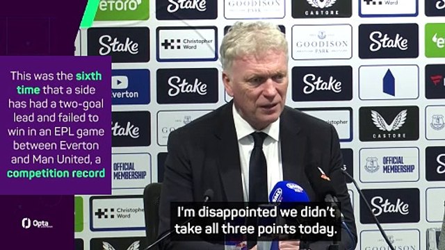 'This feels close to defeat' - mixed emotions for Moyes after United draw