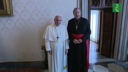 El papa recibió al cardenal australiano absuelto de delitos de pederastia
