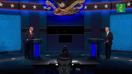 Trump y Biden en debate final sin golpes desestabilizadores a 12 días de la elección