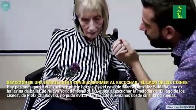 Reacción de una exbailarina con alzhéimer al escuchar 'El lago de los cisnes'