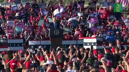 Con insultos y ataques, Trump y Biden atizan sus campañas en estados clave de EEUU