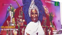 Barrio bohemio de Miami exhibe mural de Celia Cruz en el mes de la herencia latina