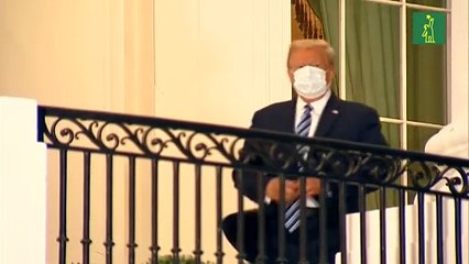 Trump volvió al Salón Oval de la Casa Blanca, a seis días de haber contraído covid-19