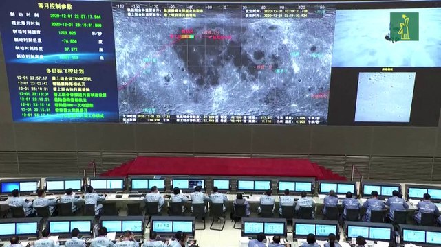 La sonda china Chang'e 5 aluniza con éxito en misión de recogida de muestras