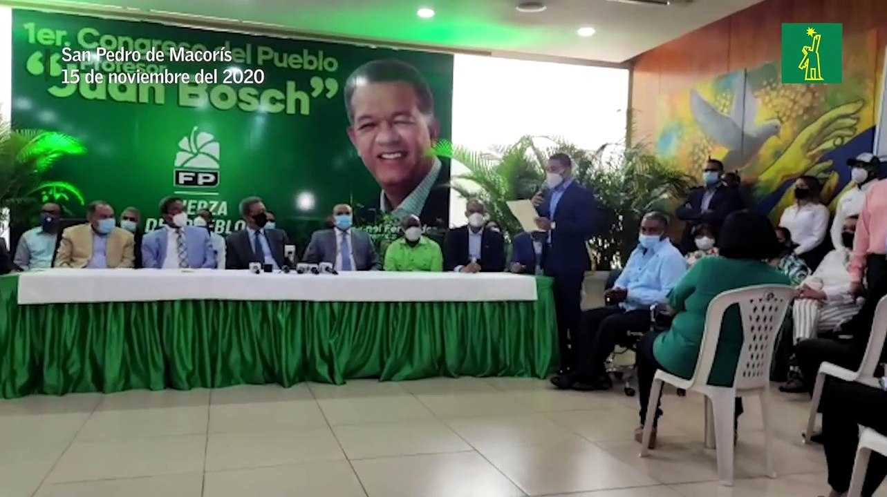 Juramentación de regidores y senadores de la Fuerza del Pueblo en San Pedro de Macorís