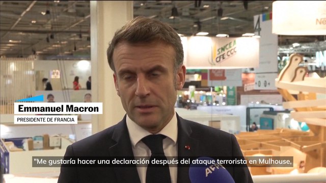 Macron: Ataque con cuchillo en el este de Francia fue 'terrorismo islamista