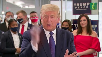 Trump pide recuento de votos en Wisconsin además suspender conteos en Michigan y Pensilvania
