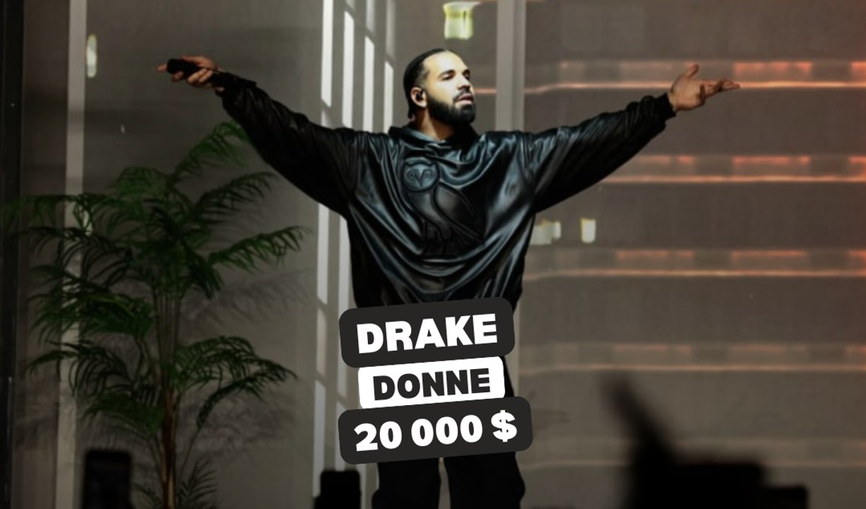 Drake donne 20 000 dollars à un fan lors d'un concert - Vidéo Dailymotion