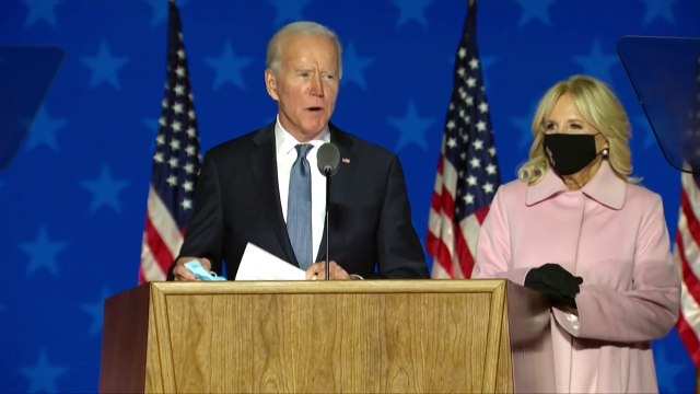 Biden dice estar en el buen camino para ganar las elecciones en EEUU