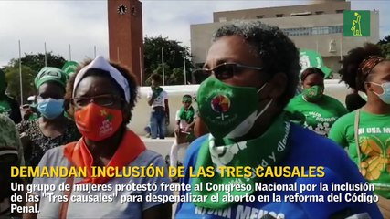 Demanda por las tres causales vuelve a las puertas del Congreso