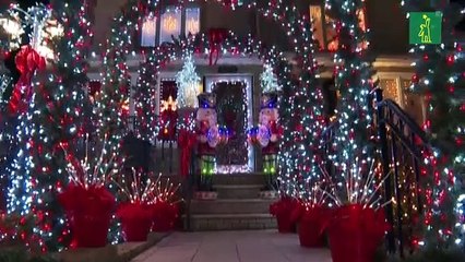 Luces navideñas en barrio de Brooklyn pese al covid