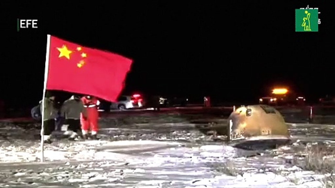 La sonda china Chang'e 5 regresa a la Tierra con muestras lunares