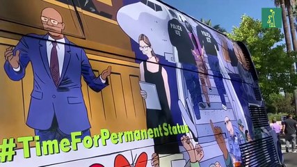 Bus con beneficiarios de TPS inicia recorrido por todo EEUU