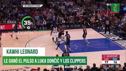 Kawhi Leonard le ganó el pulso a Dončić y los Clippers vencieron a Dallas