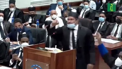 Acarolado enfrentamiento verbal entre el abogado de Julián Esteban Suriel y el fiscal Wilson Camacho