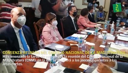 Comienza reunión del Consejo Nacional de la Magistratura en el Palacio Nacional