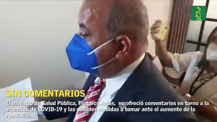 Ministro de Salud no ofreció comentarios tras reunión del Gabinete de Salud