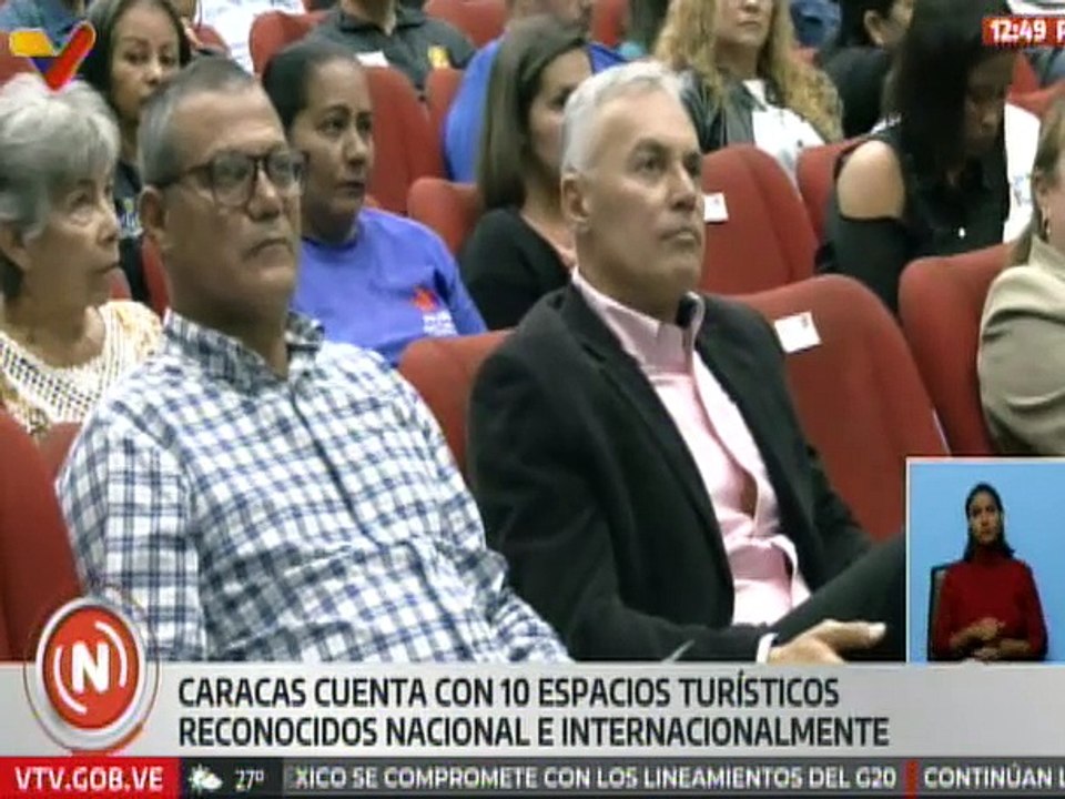 Entregados reconocimientos a hombres y mujeres que contribuyen al impulso del turismo caraqueño