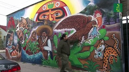 Murales de Los Ángeles se desvanecen entre el olvido y a pintura blanca
