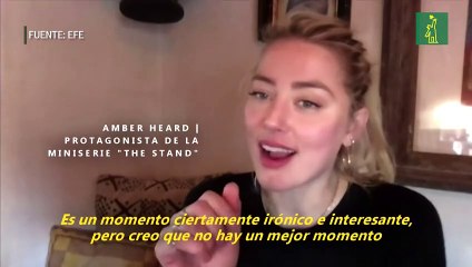 Amber Heard ve oportuno el estreno de la miniserie The Stand, basada en el libro de Stephen King