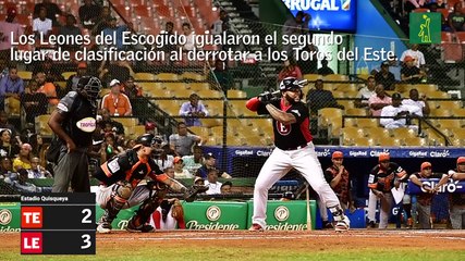 Pelota invernal: Tigres hunden un poco más a las Águilas y Leones igualan el segundo lugar