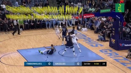 Grizzlies repuntan al final y vencen a Timberwolves