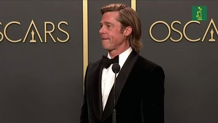 Brad Pitt y Laura Dern ganan Oscars a mejor actor y actriz de reparto
