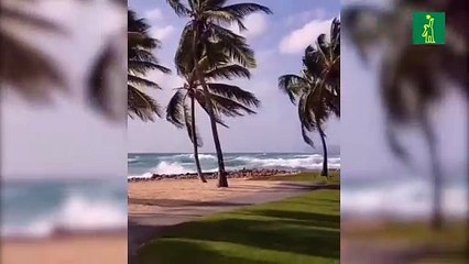 Fuerte oleaje en las costas dominicanas por ráfagas de viento