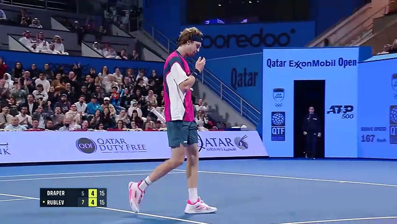 Doha - 17ème titre pour Rublev