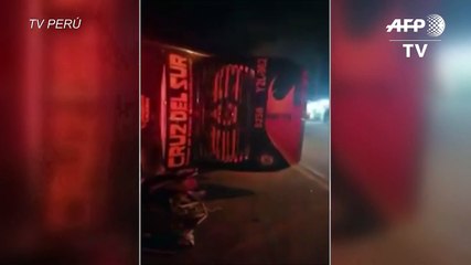 Al menos 16 muertos en accidente en carretera del sur de Perú