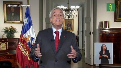 Piñera aumenta cotización para subir las pensiones en Chile en medio de crisis