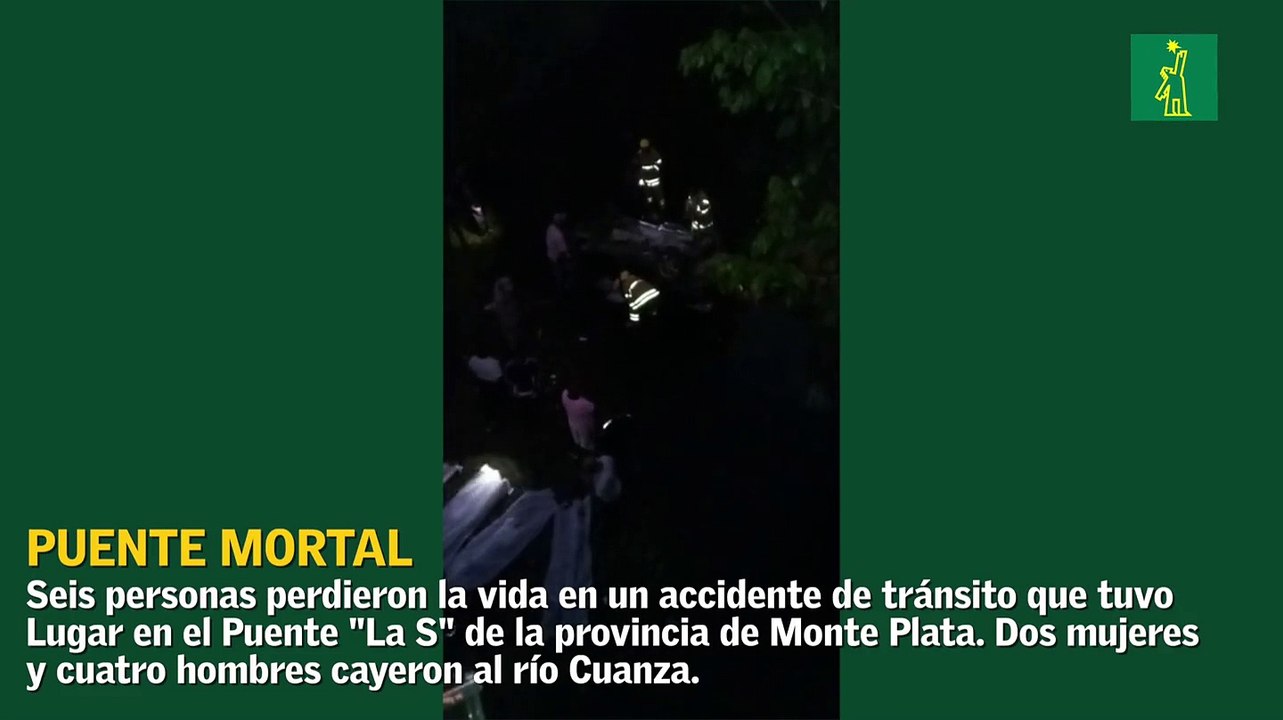 Seis pierden la vida en accidente en Monte Plata