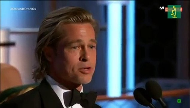 El discurso de Brad Pitt y la mirada de Jennifer Aniston en los Golden Globes