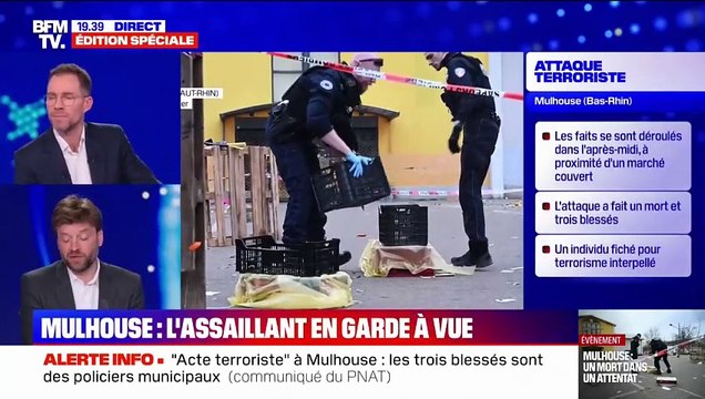 Radicalisé, sous OQTF: ce que l'on sait du suspect de l'attaque terroriste à Mulhouse
