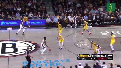 Los Lakers dieron cuenta de los Nets en juego de 27 puntos para Lebron James