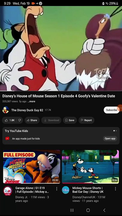 Goofy sneezing