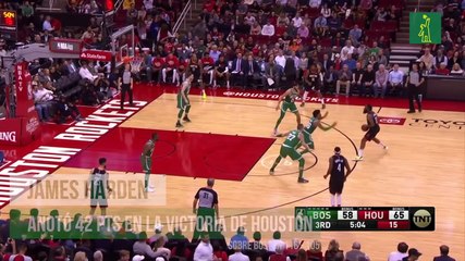 James Harden anotó 42 en triunfo de Houston sobre Boston