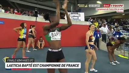 La meilleure performance européenne de la saison pour Bapté - Athlé - ChF (F) - Indoor