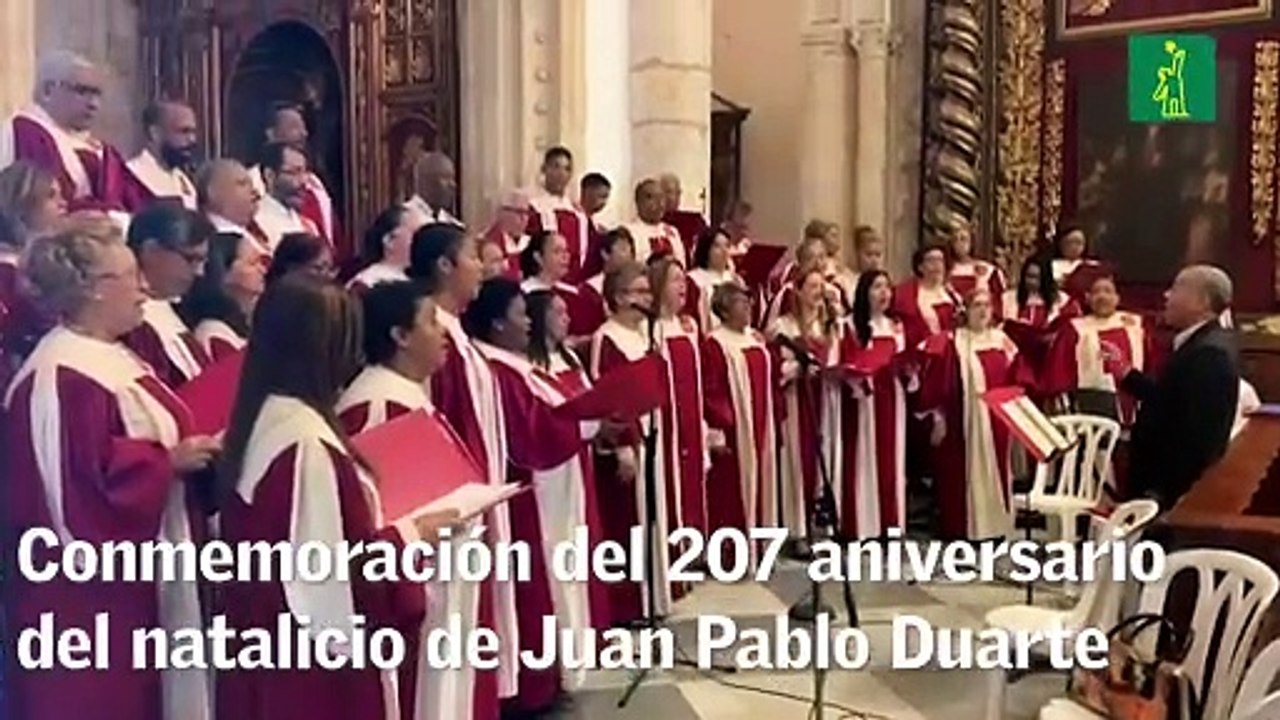 Conmemoración del 207 aniversario del natalicio de Juan Pablo Duarte
